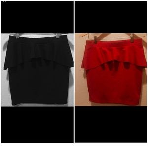 2for1 Lovely Peplum Pencil Skirts